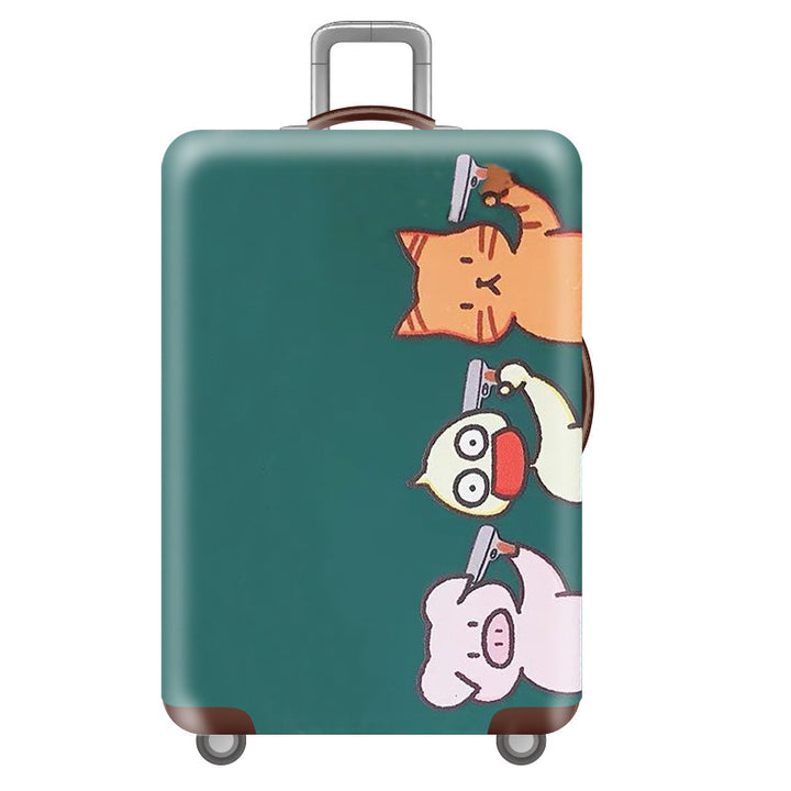 Women's Hard Shell Suitcase with Unique Illustration Design Stornfield