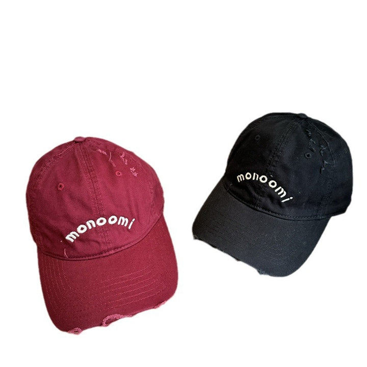 Women's Distressed Cotton Baseball Cap Stornfield