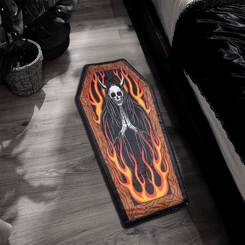Skeleton-Themed Area Rug