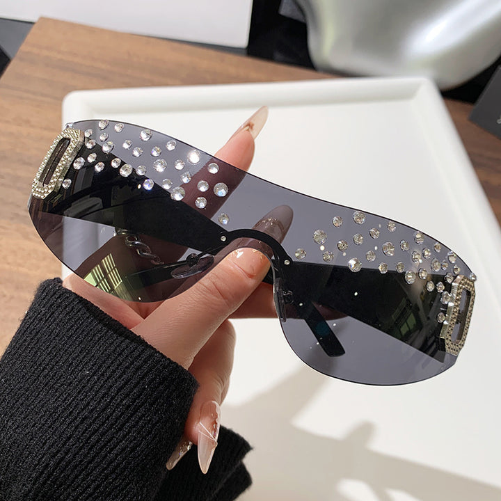Women's Glamorous Sunglasses with Glitter Accents Stornfield