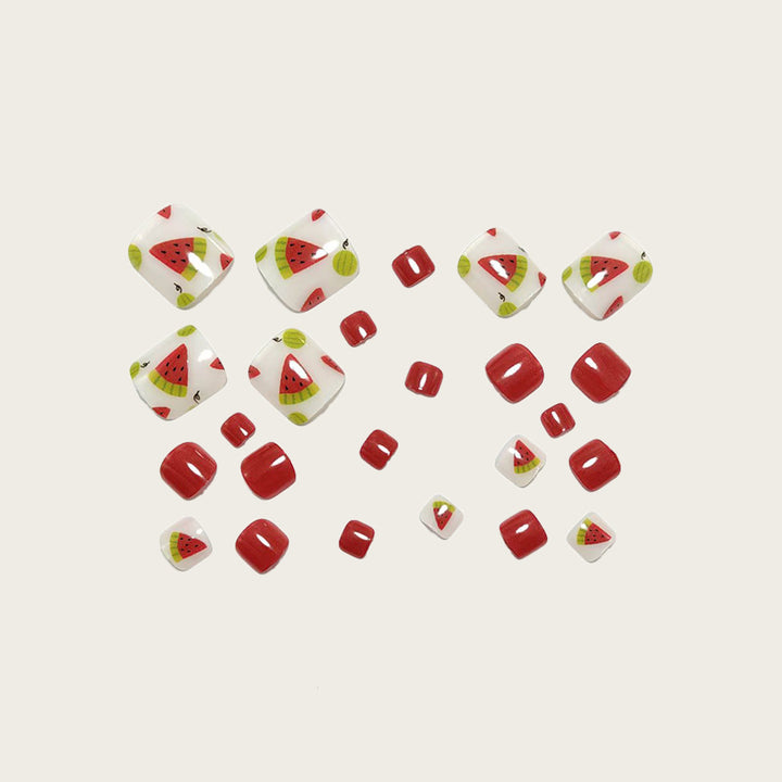 Artificial Nail Set with Fruity Designs Stornfield