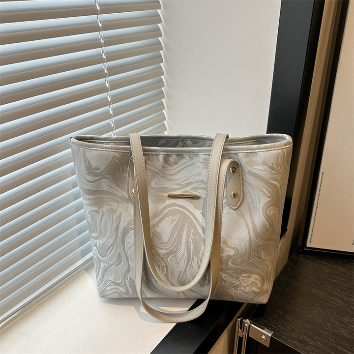 Stylish Marble Pattern Tote Bag Stornfield