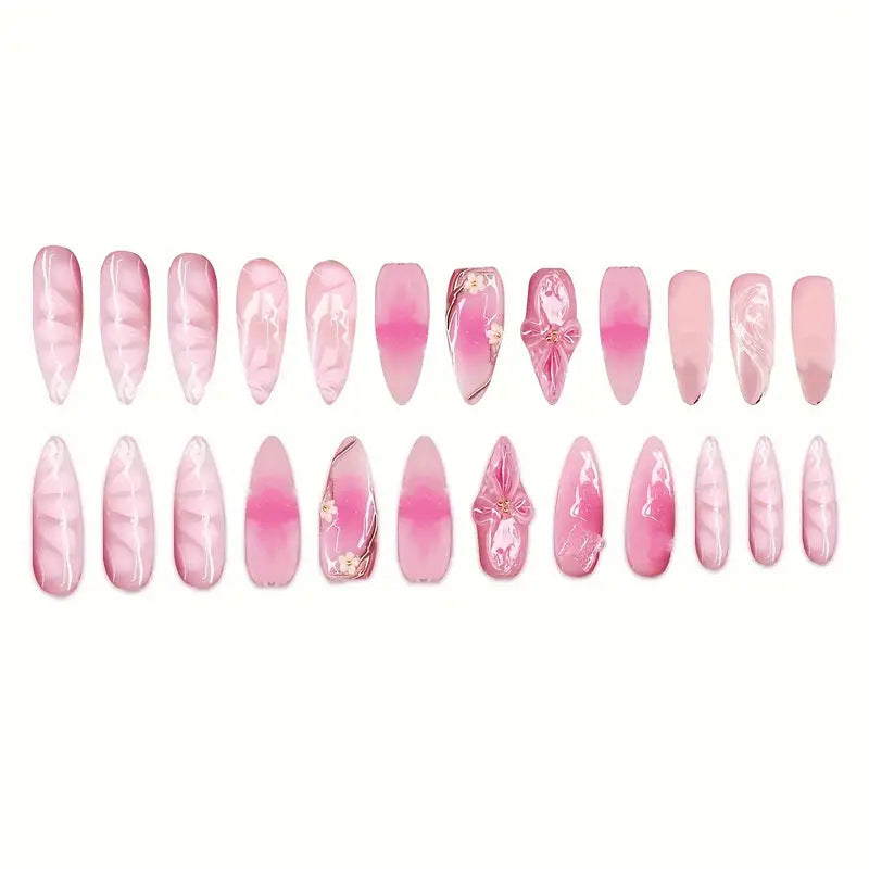 Decorative Floral Nail Art Extensions Stornfield