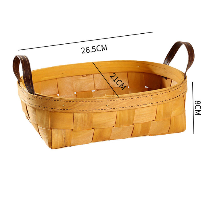 Unisex Handwoven Basket with Practical Carry Handle Stornfield