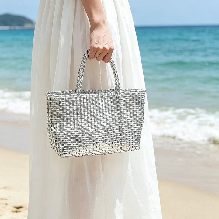 Handmade basket bag with innovative weaving technique Stornfield