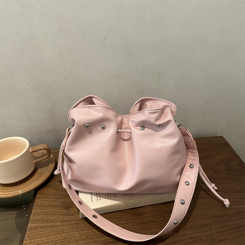 Stylish Ruched Handbag