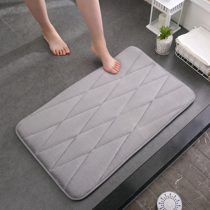 Quilted Memory Foam Bath Mat