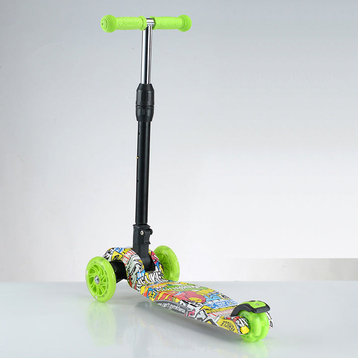 Kid-Friendly Foldable Kick Scooter Stornfield