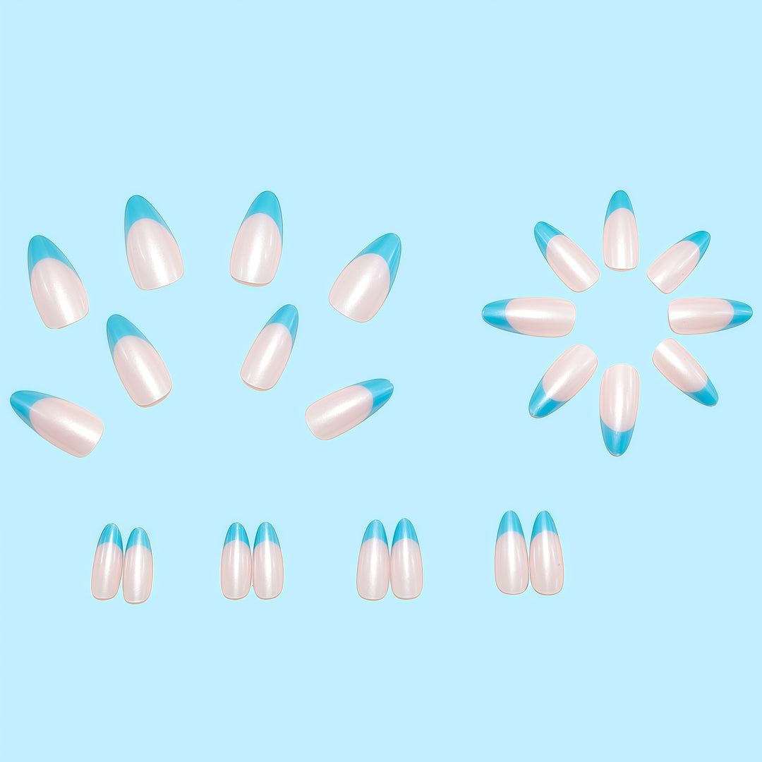 Stylish Color Gradient Artificial Nails Stornfield