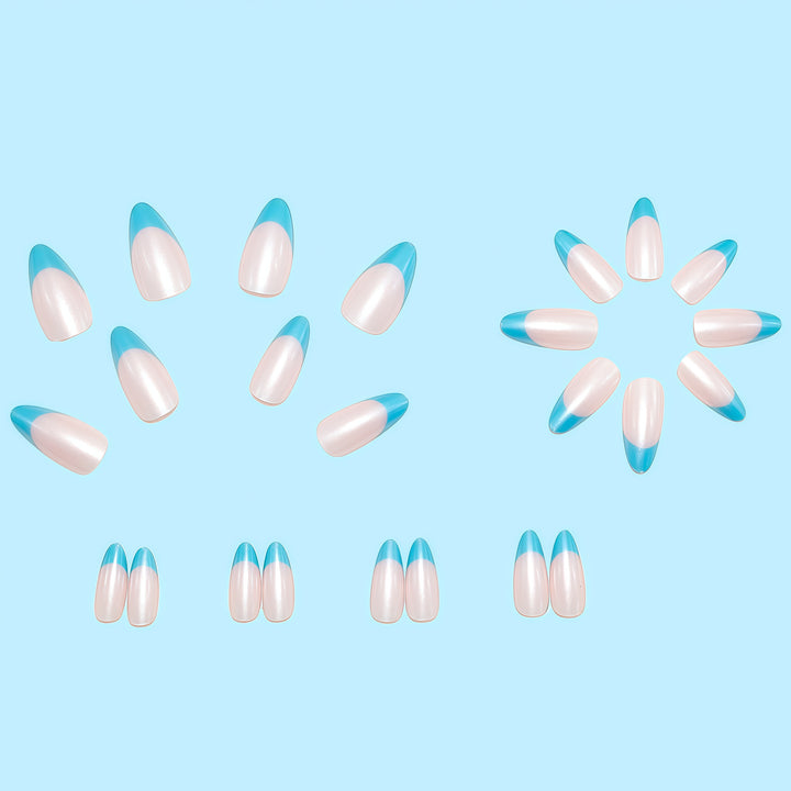 Stylish Color Gradient Artificial Nails Stornfield