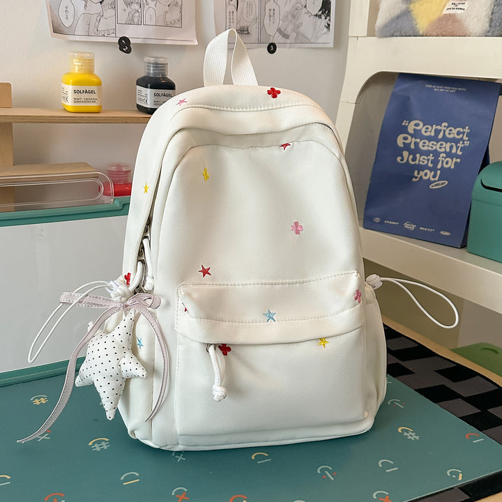 Casual Embroidered Star Backpack Stornfield