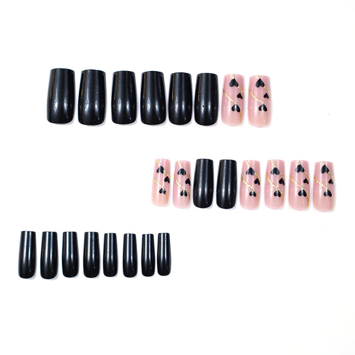 Heart-Decorated Nail Art Stornfield