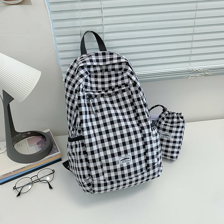 Stylish Checkered Backpack Stornfield