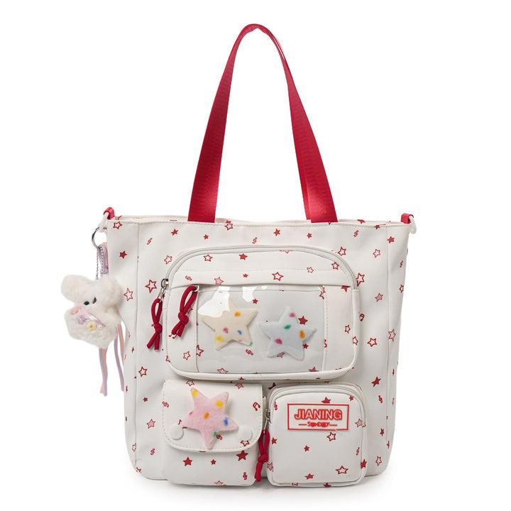 Starry-Themed Multi-Pocket Backpack Stornfield