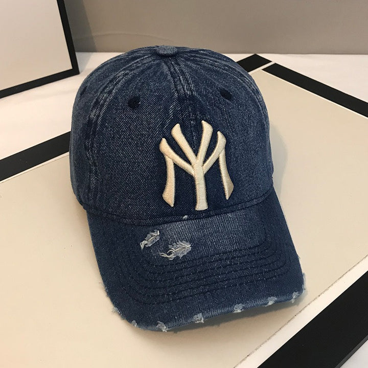 Men's Distressed Denim Baseball Cap Stornfield 1784188165