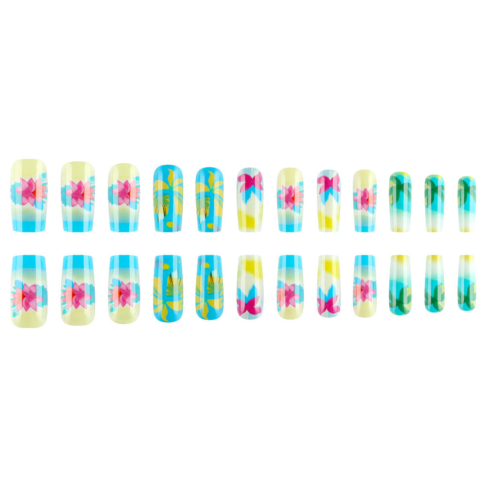 Artistic Tropical Paradise Nail Art Stornfield