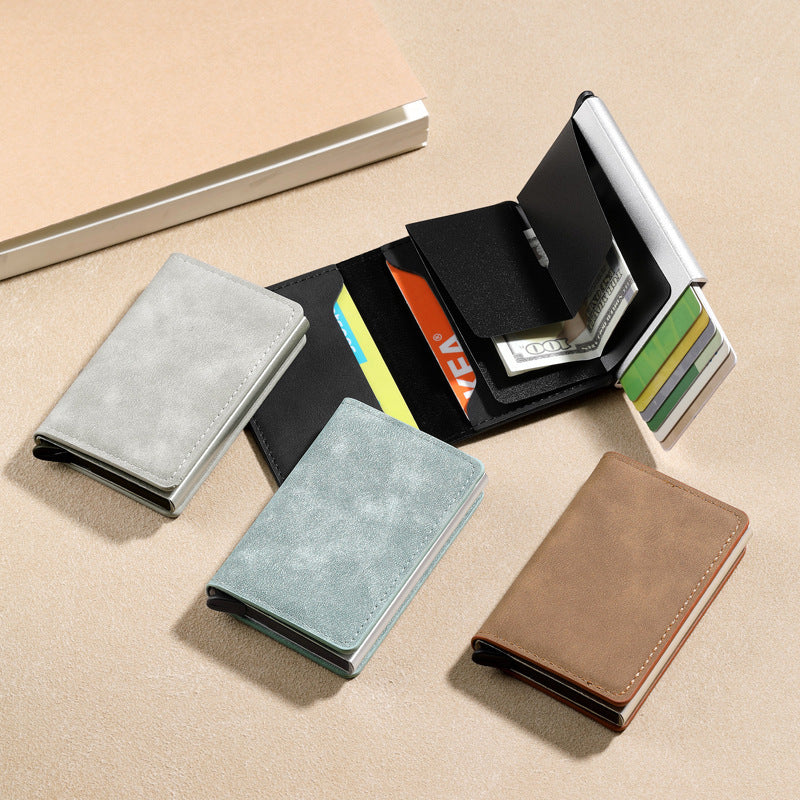 Premium Leather Business Card Holder Stornfield