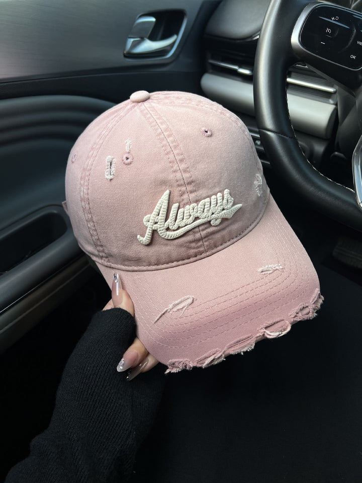Women's Distressed Graphic Baseball Cap Stornfield