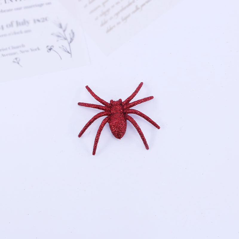 Glittered Halloween Spider Decoration Stornfield