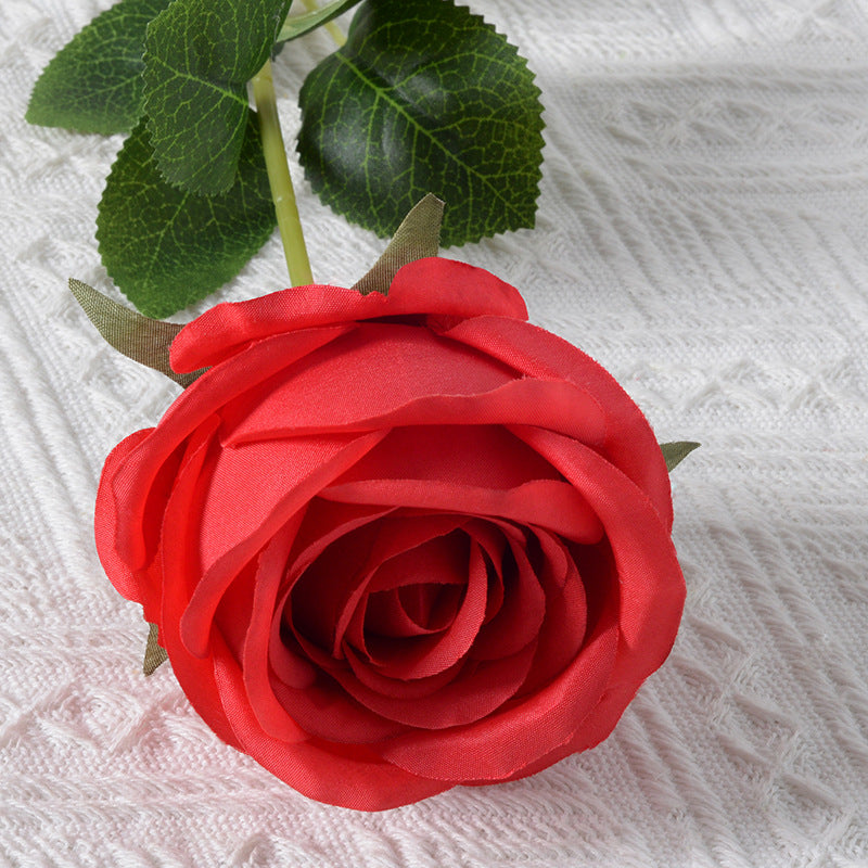 Decorative Silk Rose Accent