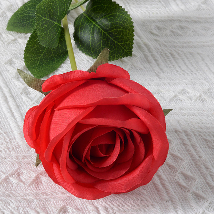 Decorative Silk Rose Accent