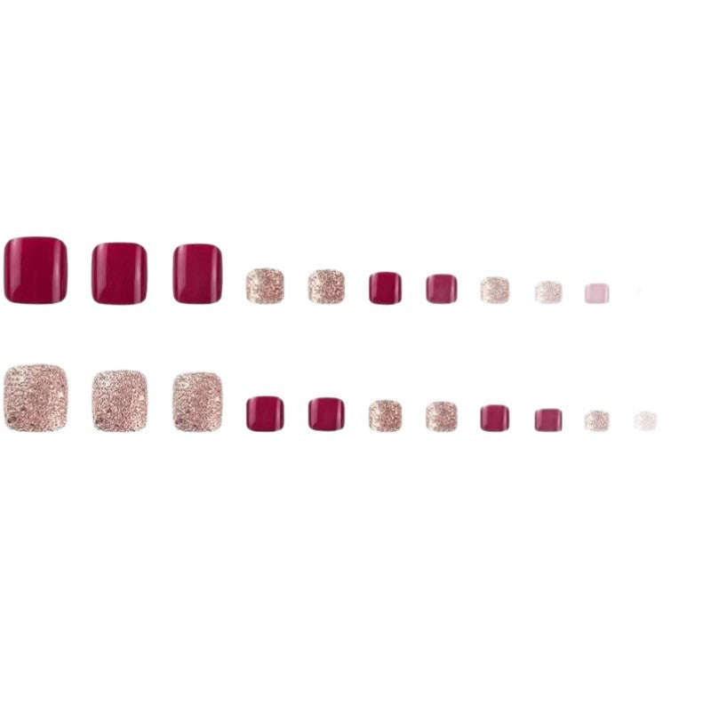 Glamorous Foot Art Nails Stornfield