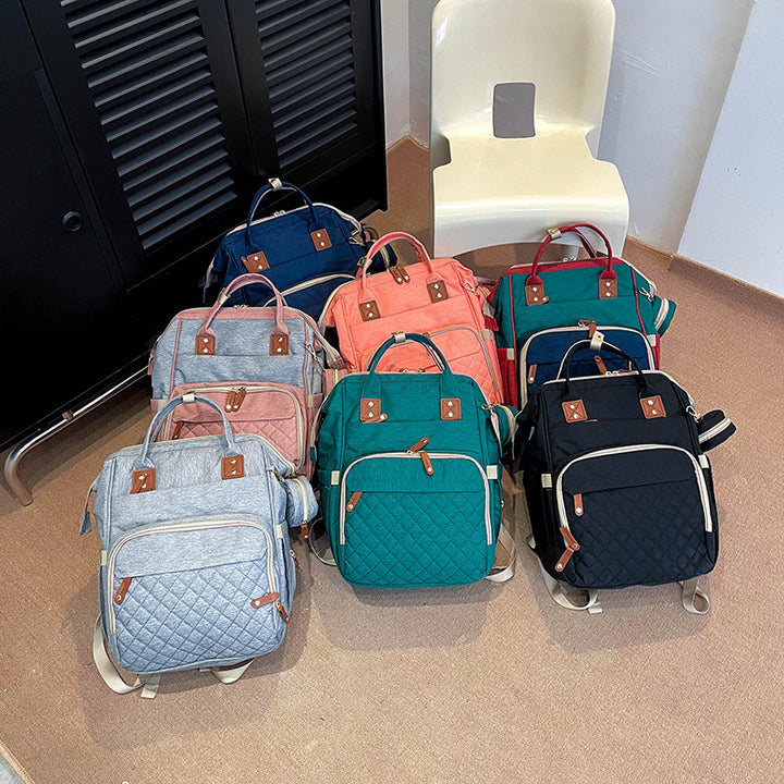 Multi-Pocket Quilted Backpack Stornfield