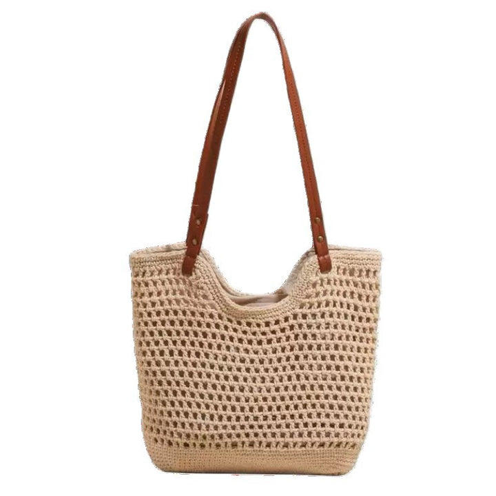 Net bag with durable leather handles Stornfield