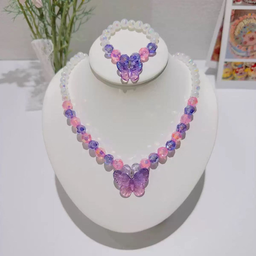 Butterfly Charm Beaded Jewelry Set Stornfield