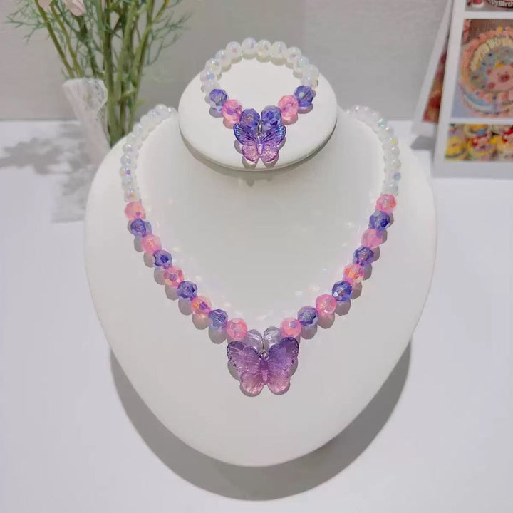 Butterfly Charm Beaded Jewelry Set Stornfield