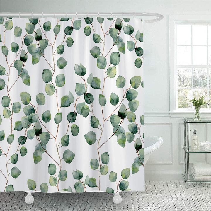 Tropical Botanical Shower Curtain Stornfield