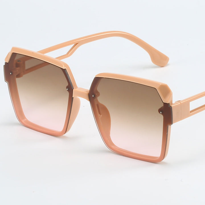 Ladies fashionable square sunglasses with filigree design Stornfield