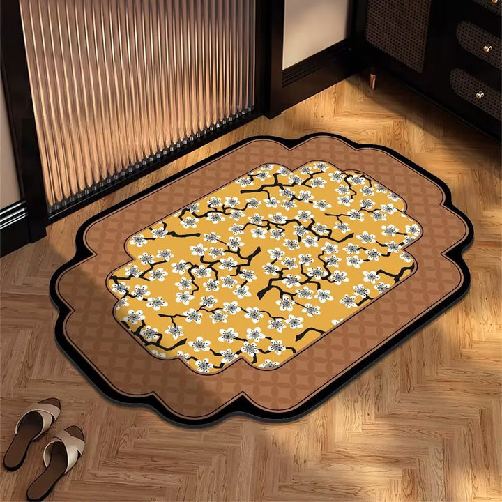 Decorative Floral Area Mat