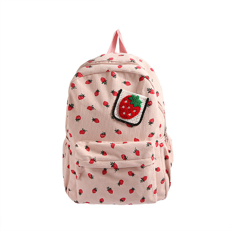 Backpack with Playful Strawberry Design Stornfield
