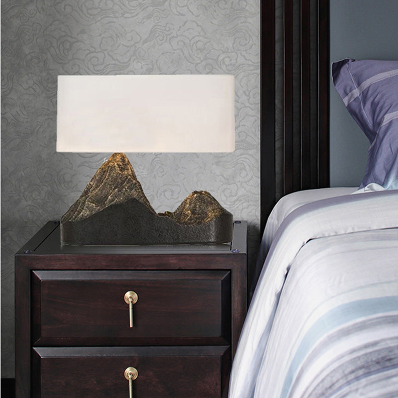 Decorative Mountain Sculpture Table Lamp