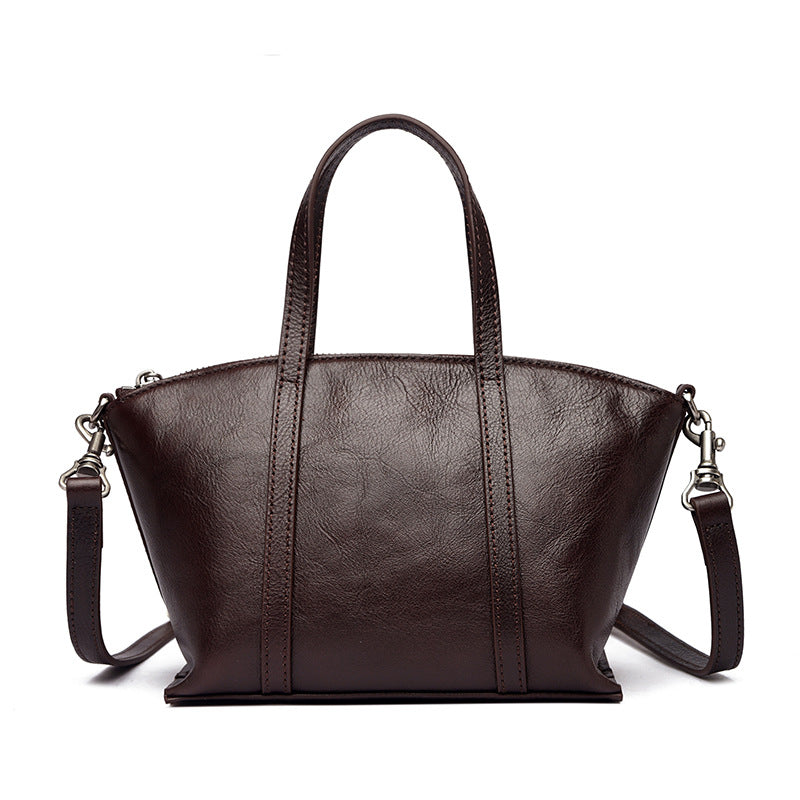 Textured Leather Handbag Stornfield