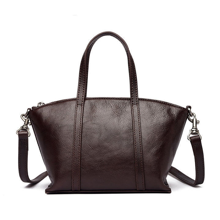Textured Leather Handbag Stornfield