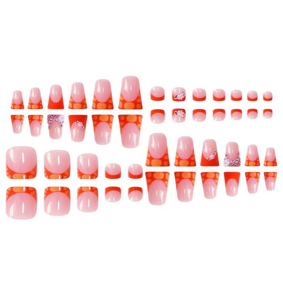 Luxe Decorative Press-On Nail Extensions Stornfield