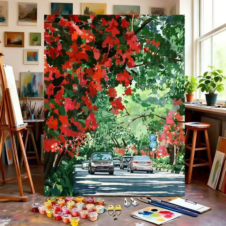 Artistic Landscape Canvas Painting Kit Stornfield