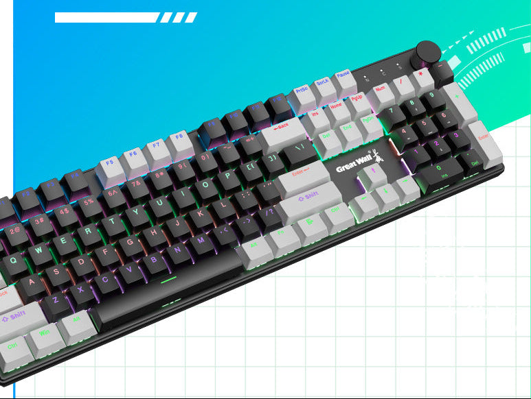 Two-Tone RGB Mechanical Gaming Keyboard Stornfield