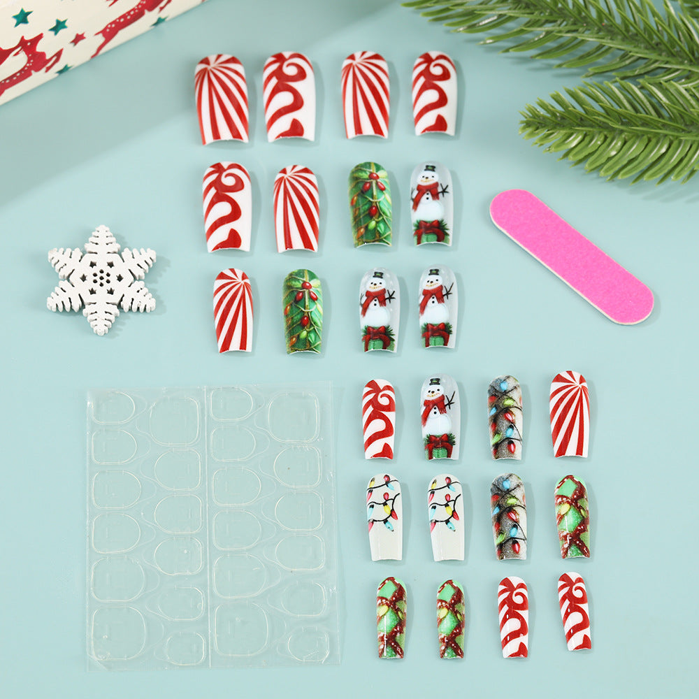 Creative Christmas Art Nails Set Stornfield