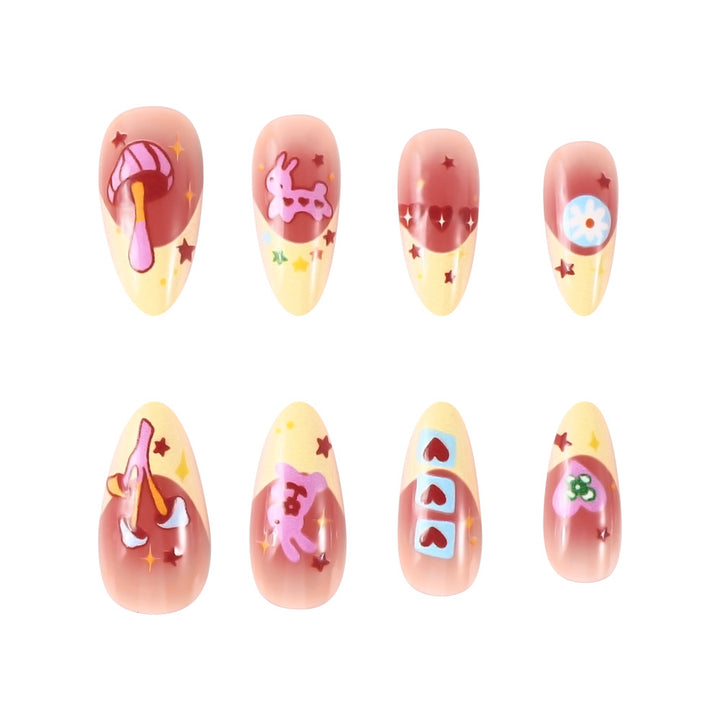 Creative Artistic Press-On Nails Stornfield