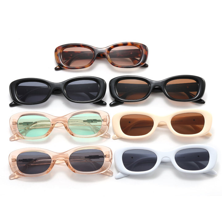 Women's stylish retro sunglasses with wide frame Stornfield