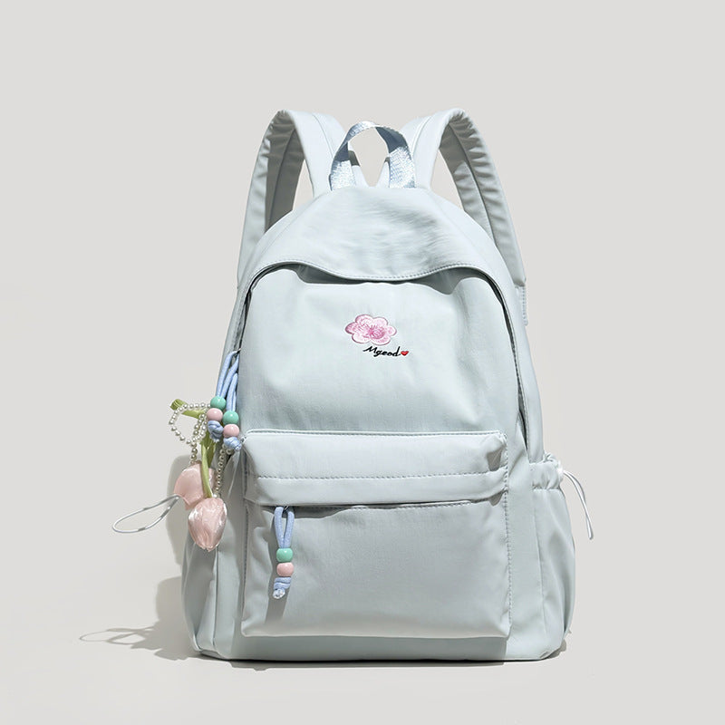 Elegant Floral Embellished Backpack Stornfield