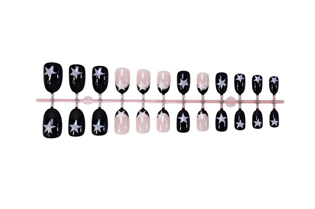 Artificial nail set with creative star design Stornfield