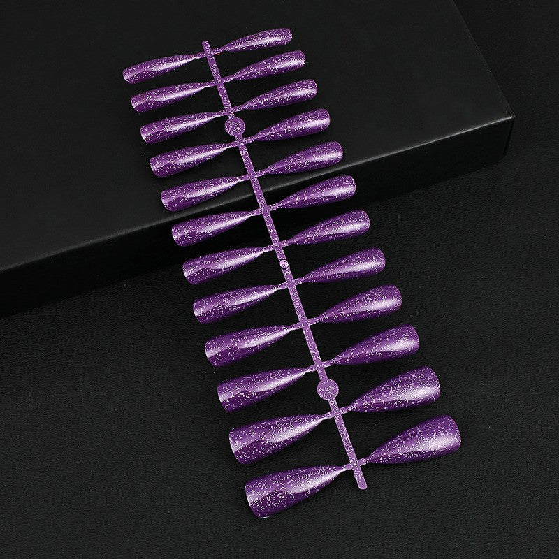 Glittering artificial nails in elegant design Stornfield