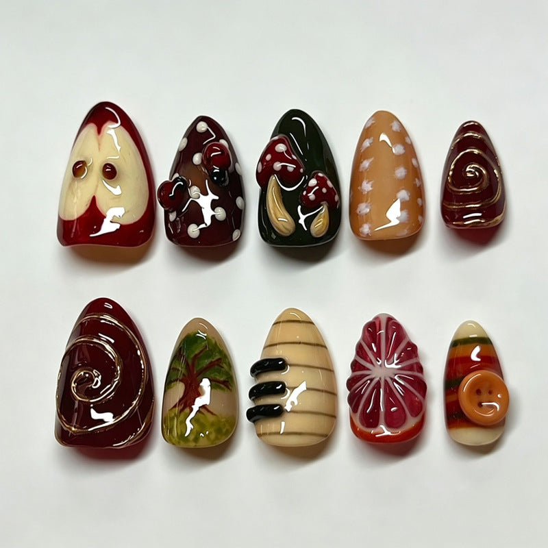 Creative nail art with playful designs Stornfield
