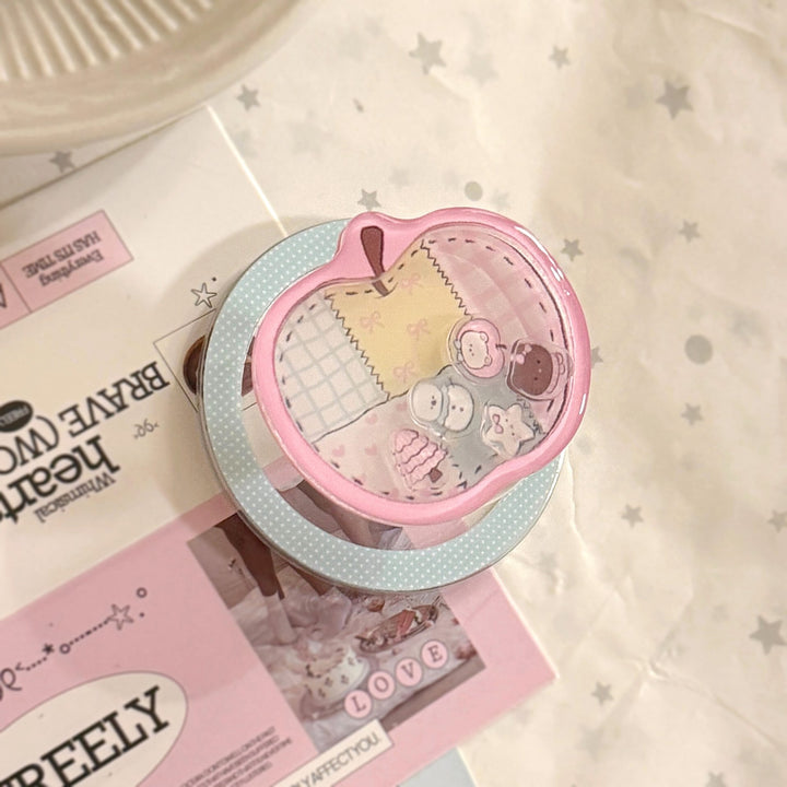 Stylish Apple-shaped cosmetic jar Stornfield