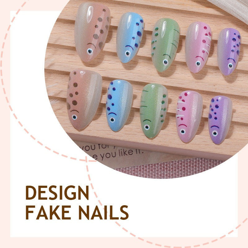 Creative nail art set with artistic patterns Stornfield