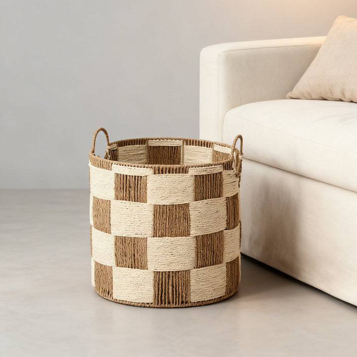 Storage basket with handles Stornfield